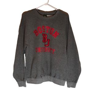 Ivy Sport Women’s “Boston University” Sweatshirt Size Large